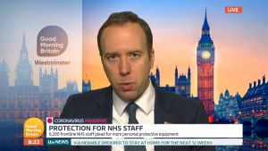 Matt Hancock Good Morning Britain (Source: ITV)
