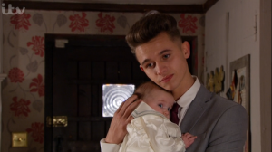Emmerdale viewers convinced Jacob is Theo's father as David gets parental responsibility 
