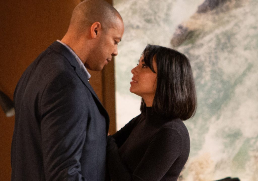 Priya Sharma and Al in Emmerdale 