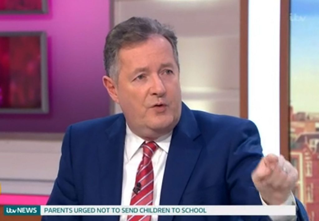 Piers Morgan Good Morning Britain (Credit: ITV)