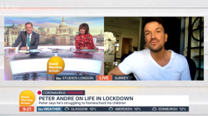 Peter Andre on GMB