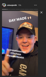 Coronation Street's Colson Smith overjoyed as his character Craig is mentioned on The Chase