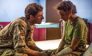 Captain James and Georgie grew VERY close in Our Girl last series (Credit: BBC)
