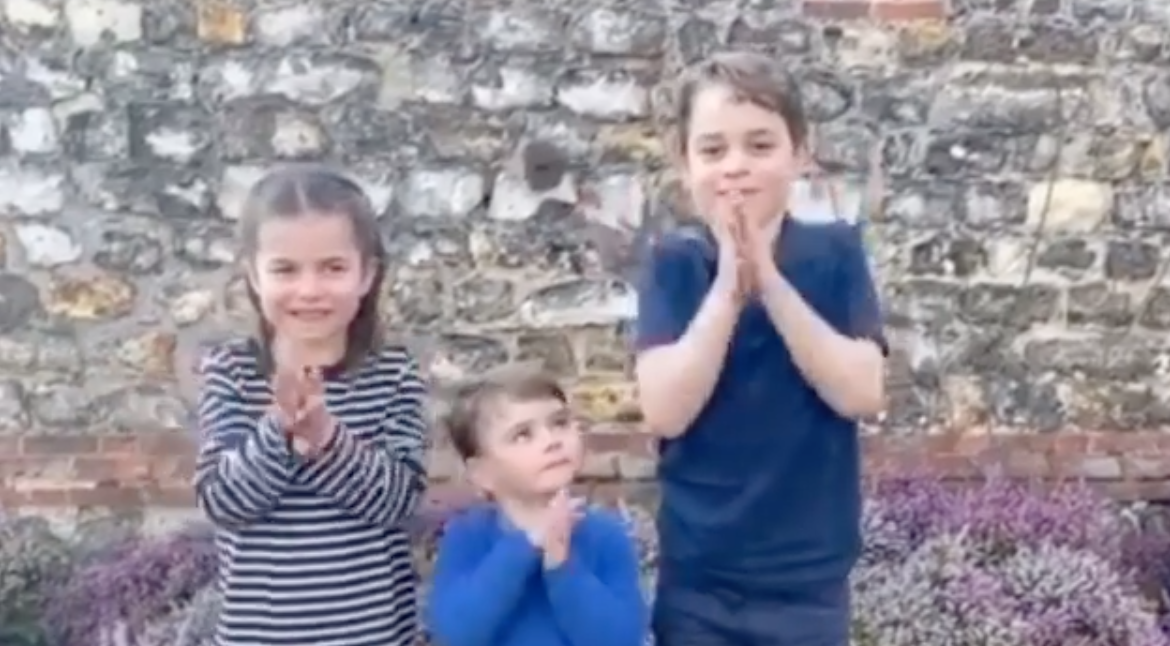 Coronavirus: George, Charlotte and Louis lead the nation as we clap for the NHS and carers