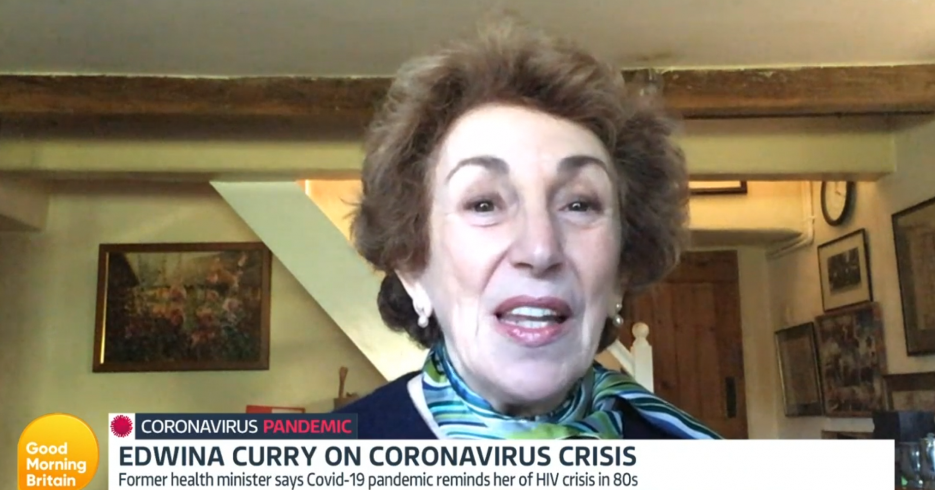 Edwina Currie Good Morning Britain (Credit: ITV)