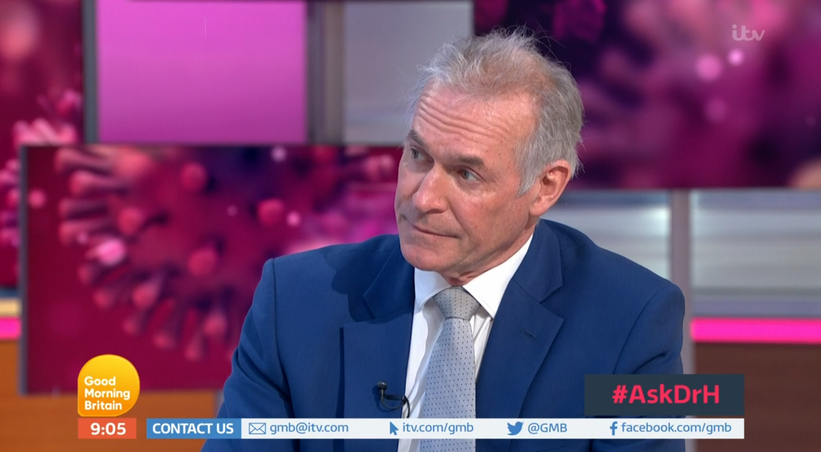 Dr Hilary Jones Good Morning Britain (Credit: ITV)