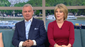 Eamonn holmes and Ruth Langsford on This Morning