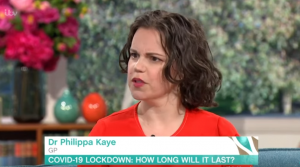 Dr Phillipa on This Morning - coronavirus lockdown