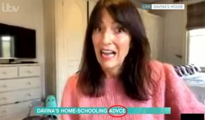 Davina McCall on This Morning