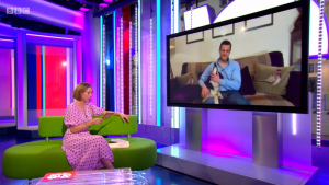 Alex Jones and Matt Baker on The One Show