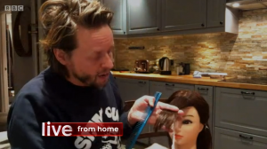 Hairdresser on The One Show