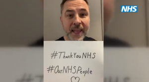 David Walliams thanks NHS