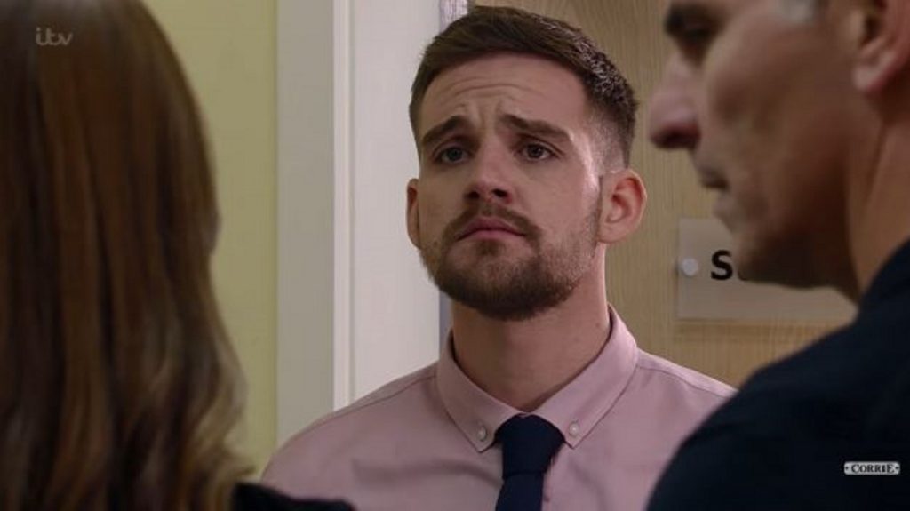 Dr Ali Neeson on Coronation Street