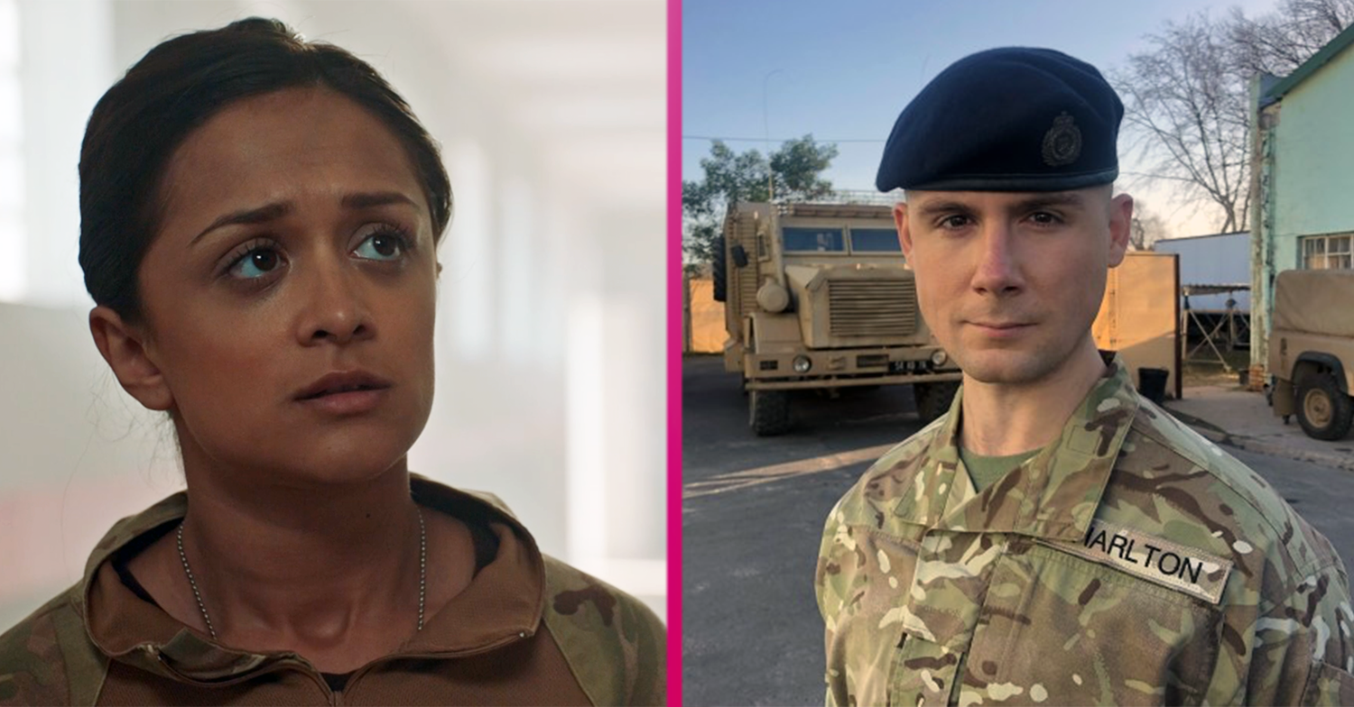 Who is Cheese in Our Girl (Credit: BBC)