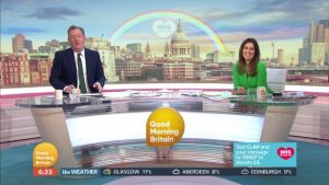 Piers Morgan and Susanna Reid on GMB