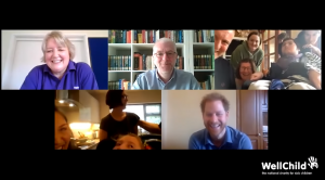 Prince Harry speaks to WellChild