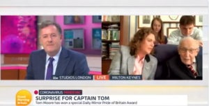 Captain Tom Moore on GMB