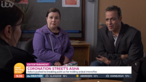 Coronation Street actress Tanisha Gorey talks about what's next in Asha's sexting storyline 