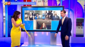 Davina McCall and Matt Baker on The Big Night In