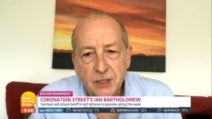 Lorraine forced to apologise as she cuts off interview with Coronation Street actor Ian Bartholomew 