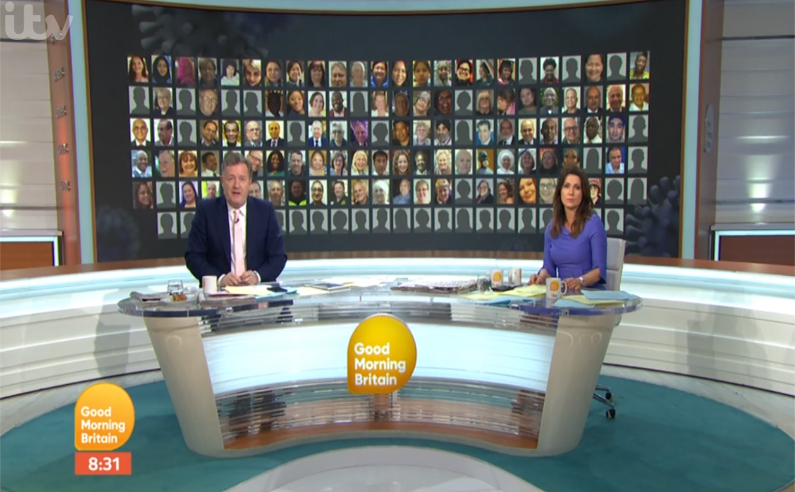 Piers and Susanna on GMB