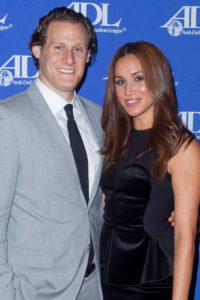 Trevor Engelson and Meghan Markle