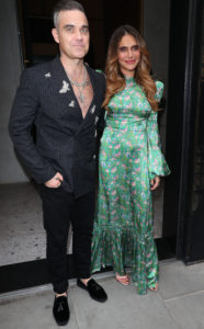 Robbie Williams and Ayda Field Williams