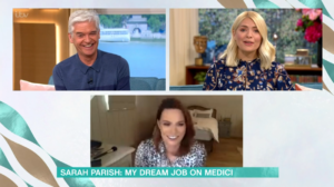 Sarah Parish on This Morning