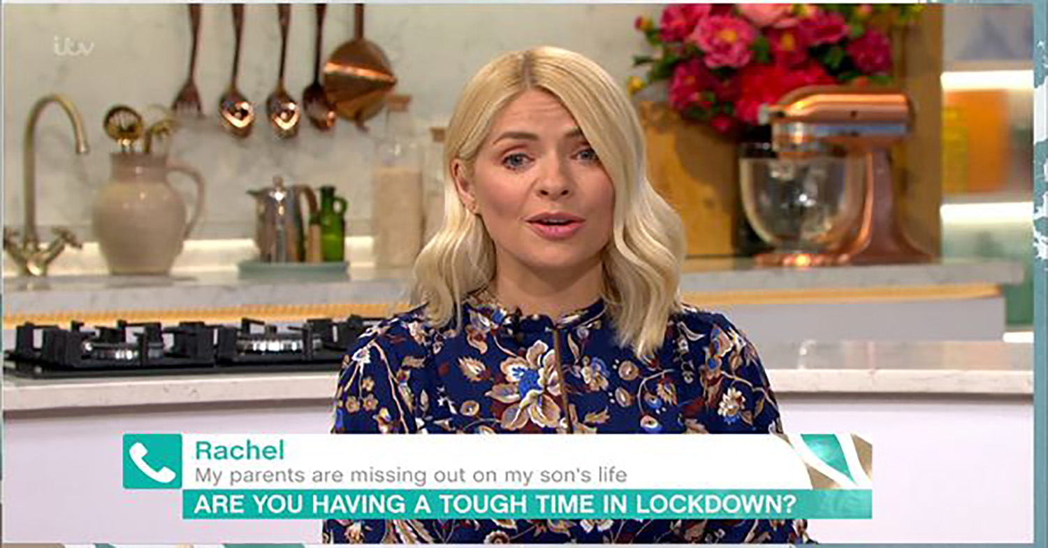 Holly Willoughby on This Morning