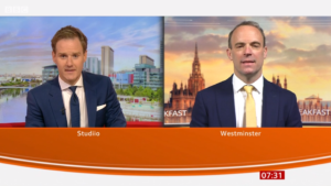 Dan Walker on BBC Breakfast