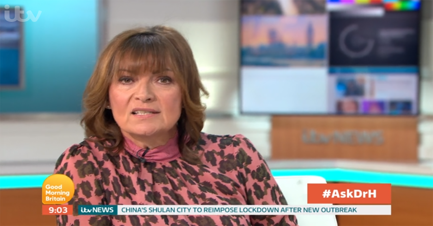 Lorraine Kelly on GMB