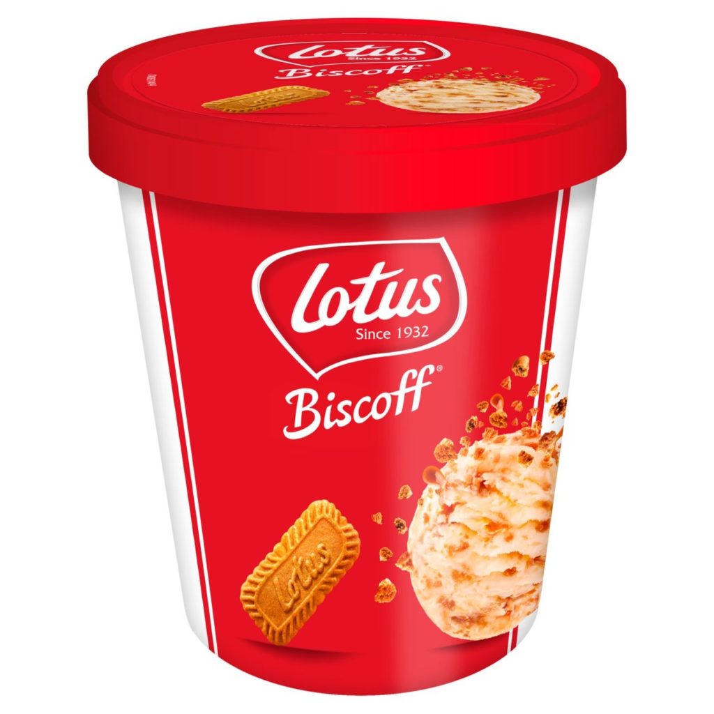 Biscoff Ice Cream Cake that looks just like a unveiled by Iceland