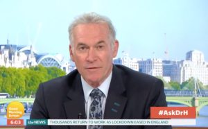 GMB's Dr Hilary Jones (Credit: ITV)