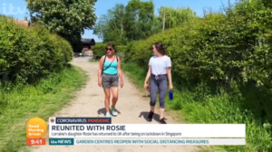 Lorraine Kelly and daughter on GMB