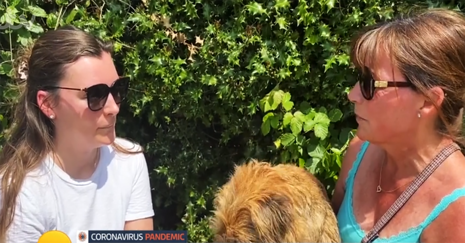 Lorraine Kelly and daughter