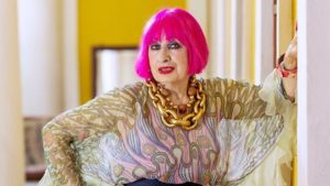 The Real Marigold Hotel cast Dame Zandra Rhodes (Credit: BBC)