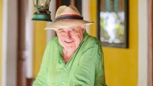 The Real Marigold Hotel cast Henry Blofeld (Credit: BBC)