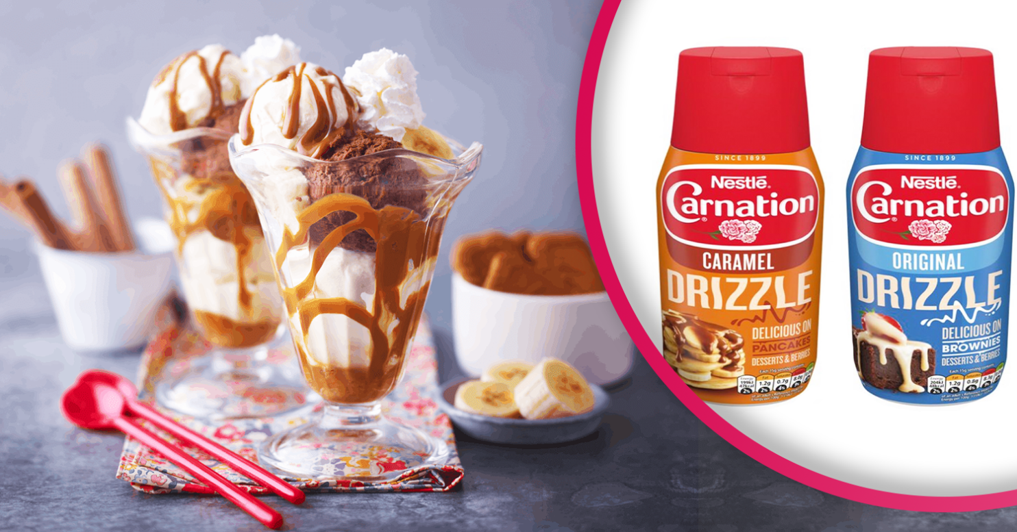 Carnation's Drizzle Sauces are perfect for ice cream Entertainment Daily