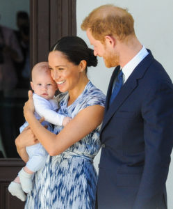 Prince Harry and Meghan Markle with baby Archie
