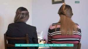 Hairdresser on This morning