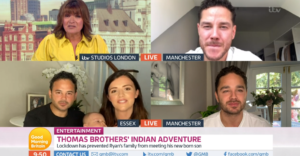Ryan Thomas Lucy Mecklenburgh, Adam Thomas and Scott Thomas on Lorraine 