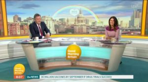 Piers Morgan and Susanna Reid