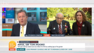 Captain Tom Moore on GMB
