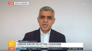 Sadiq Khan GMB (Credit: ITV)