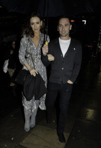 Pained Catherine Tyldesley slaps her husband as he tries to remove splinter 