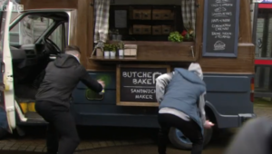 EastEnders fans beg soap to give Keegan a break as his van is trashed
