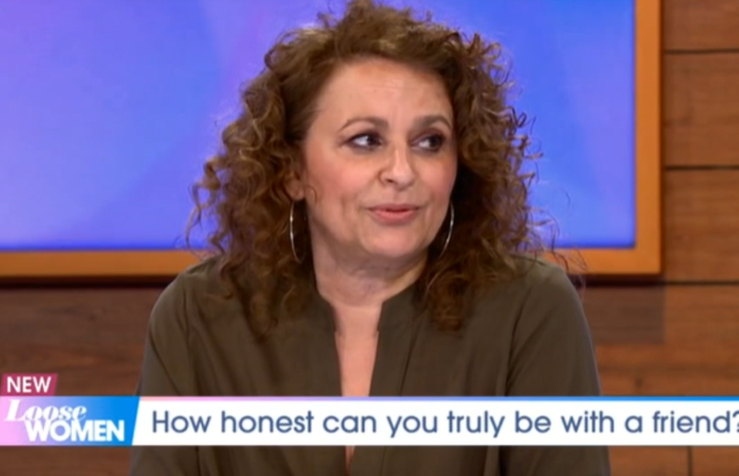 Nadia Sawalha Loose Women Credit: ITV
