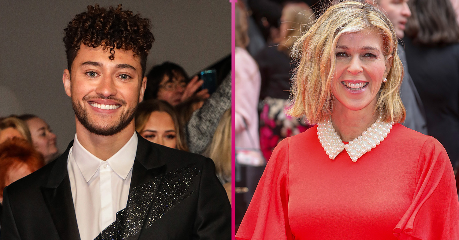 Myles Stephenson and Kate Garraway