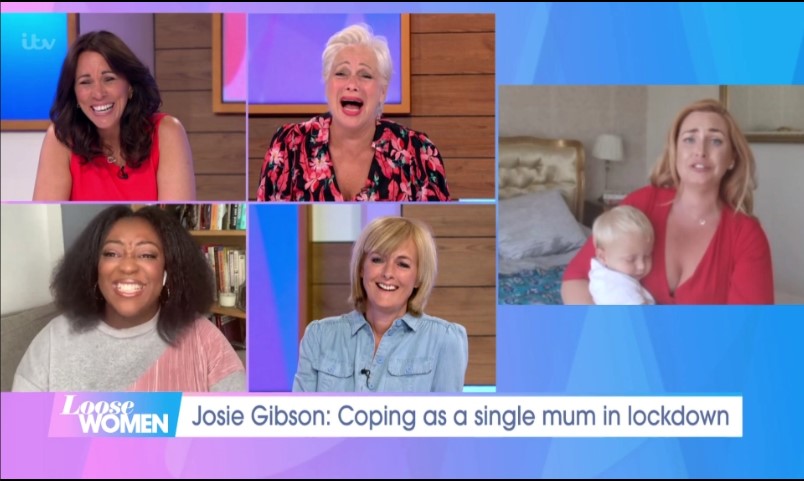 Josie Gibson and Loose Women panel