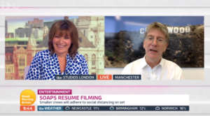 Lorraine viewers shocked as Emmerdale boss John Whiston swears on live TV